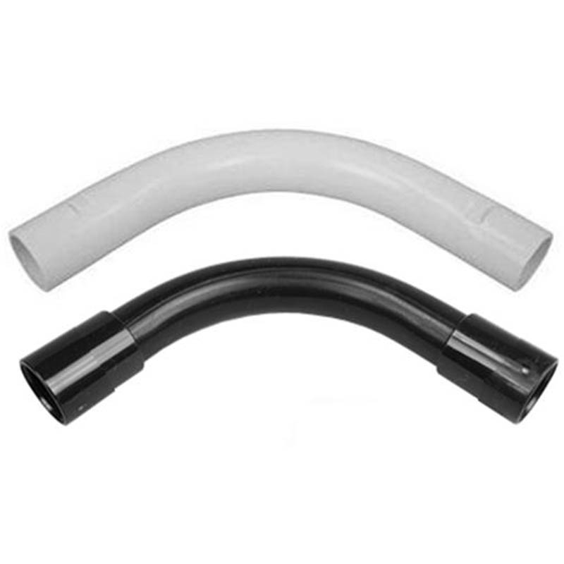 20mm White PVC Conduit Solid Bends